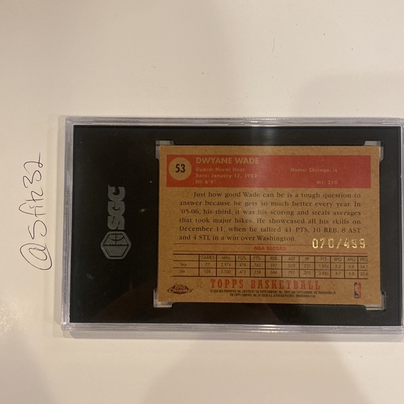 Dwayne Wade 2006 Topps Chrome - Picture 2 of 2